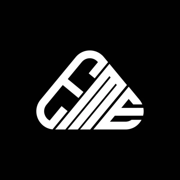 Eme Písmeno Logo Kreativní Design Vektorovou Grafikou Eme Jednoduché Moderní — Stockový vektor
