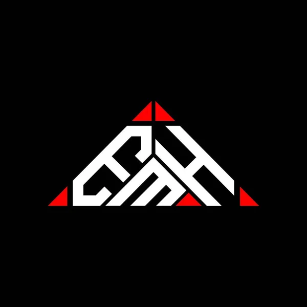 Emh Litera Logo Kreatywny Projekt Grafiką Wektorową Emh Proste Nowoczesne — Wektor stockowy
