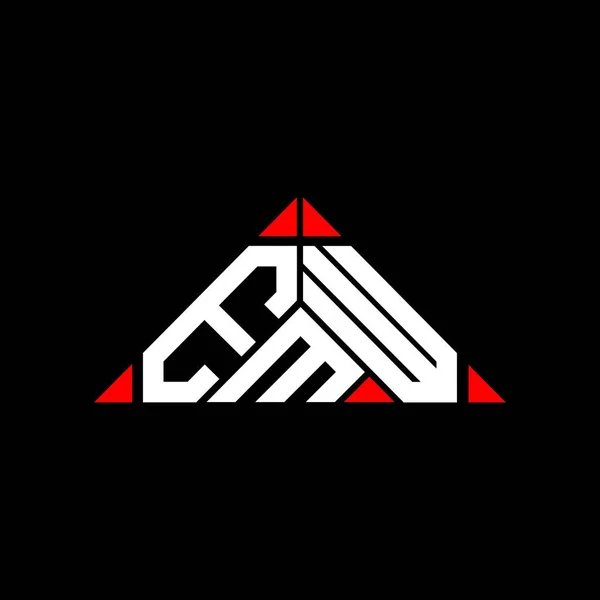 Diseño Creativo Del Logotipo Letra Emw Con Gráfico Vectorial Logotipo — Vector de stock