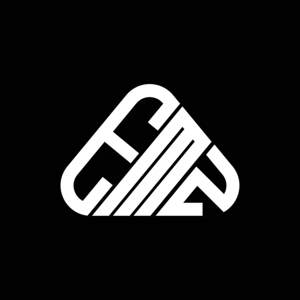 Emz Litera Logo Kreatywny Projekt Grafiki Wektorowej Emz Proste Nowoczesne — Wektor stockowy