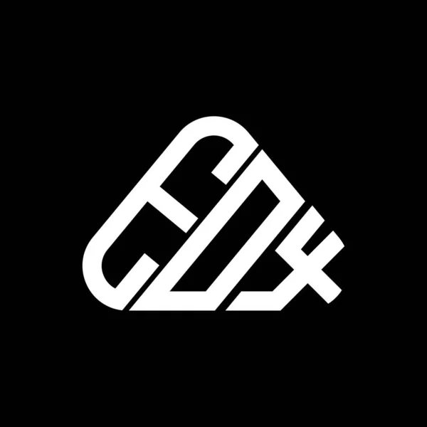 Eox Harfli Yaratıcı Logo Vektör Grafik Eox Basit Modern Logo — Stok Vektör