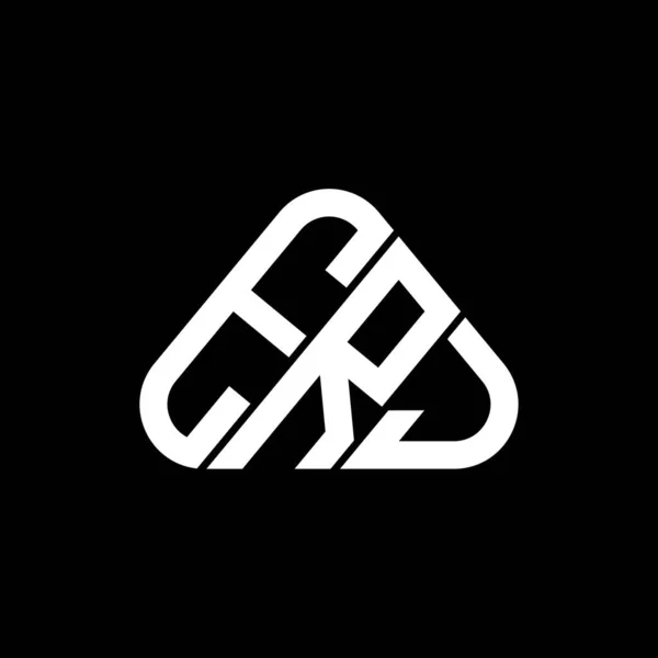 Erj Письмо Логотип Креативный Дизайн Векторной Графикой Erj Простой Современный — стоковый вектор