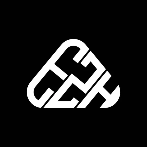 Ezh Letter Logo Creatief Ontwerp Met Vector Grafische Ezh Eenvoudige — Stockvector