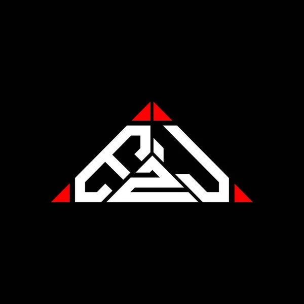 Ezj Carta Logotipo Design Criativo Com Gráfico Vetorial Ezj Logotipo —  Vetores de Stock