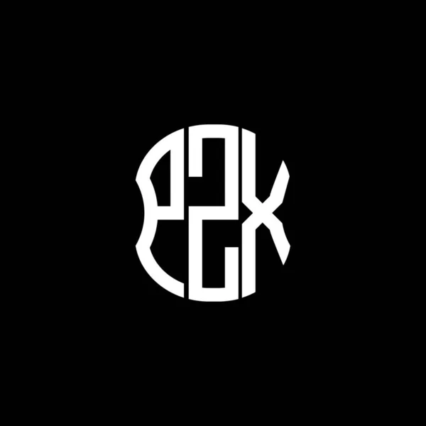 Logo Listu Pzx Abstrakcyjny Projekt Kreatywny Unikalny Design Pzx — Wektor stockowy