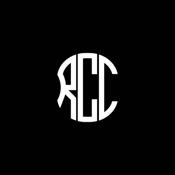 Rcc Letter Logo Abstract Creatief Design Rcc Uniek Ontwerp — Stockvector