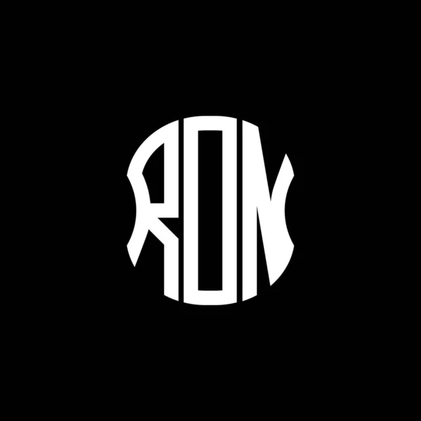 Rdn Letter Logo Abstract Creatief Design Rdn Uniek Ontwerp — Stockvector