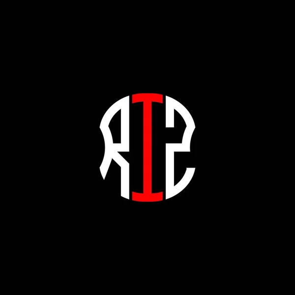Логотип Riz Креативный Дизайн Riz Уникальный Дизайн — стоковый вектор