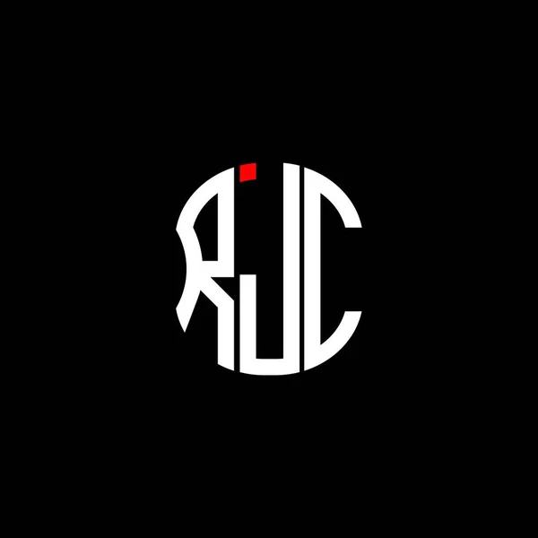 Rlc Carta Logotipo Design Criativo Abstrato Rlc Design Único — Vetor de Stock