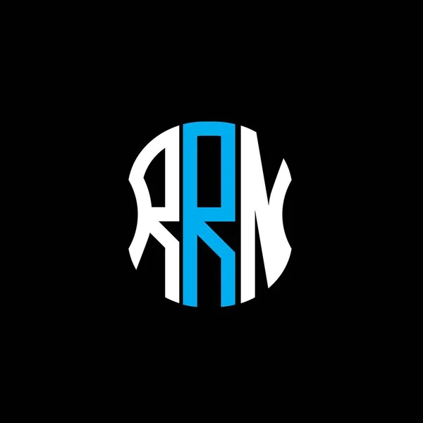 Rrn Letter Logo Abstract Creative Design Rrn Unique Design — Stock Vector