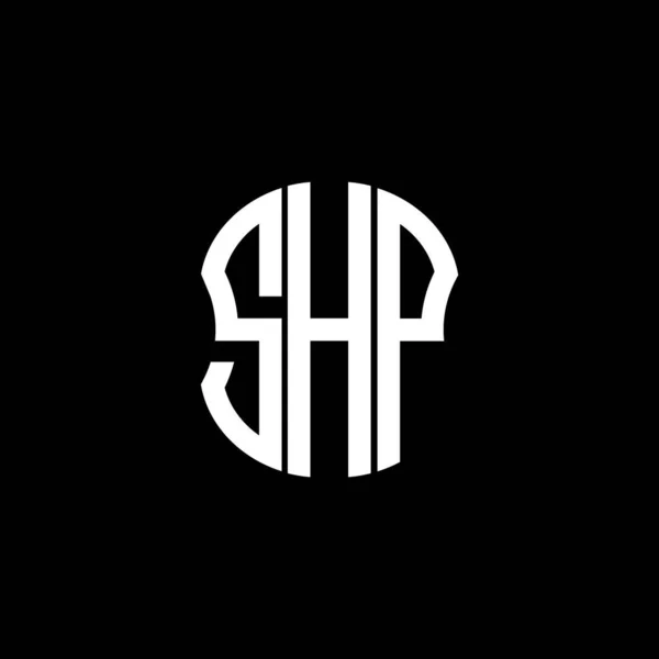 Логотип Буквы Shp Креативный Дизайн Shp Уникальный Дизайн — стоковый вектор