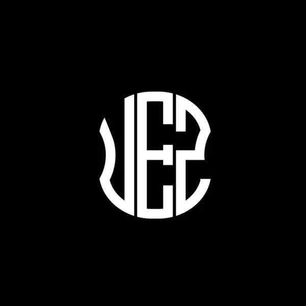 Uea Harf Logosu Soyut Yaratıcı Tasarım Uea Benzersiz Tasarım — Stok Vektör