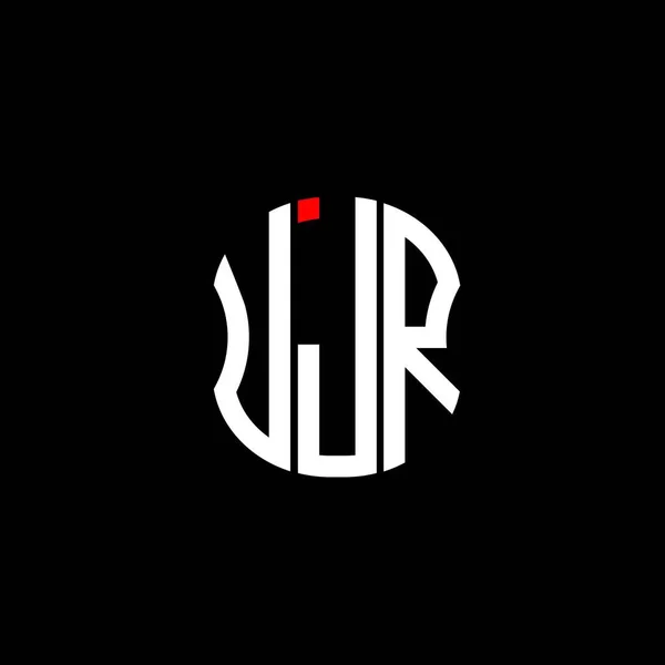 Ujr Letter Logo Abstract Creative Design Ujr Unique Design Ujr — Stock Vector