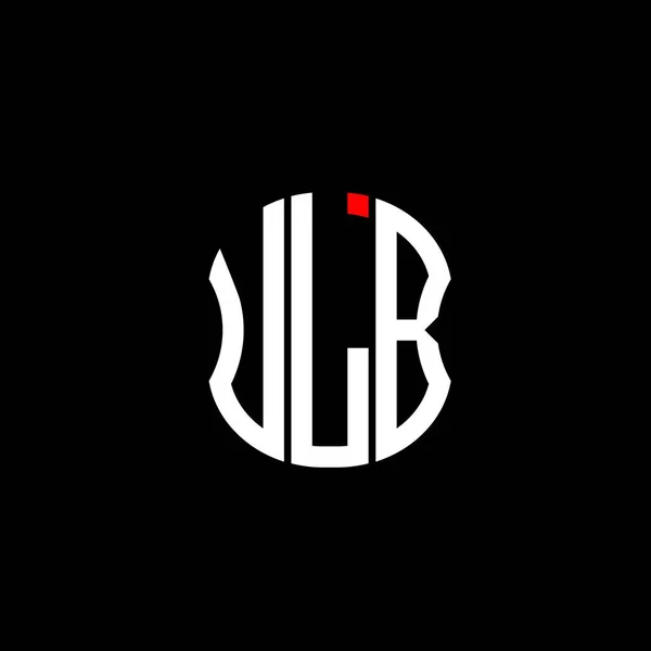 Ulb Letter Logo Abstract Creatief Design Uniek Ontwerp Ulb — Stockvector