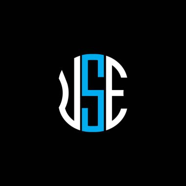 Harf logosu, soyut yaratıcı tasarım kullan. Eşsiz tasarım kullan