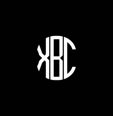 XBC harf logosu soyut yaratıcı tasarım. XBC eşsiz tasarım