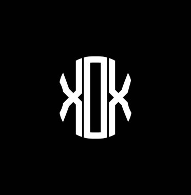 XDX harfli logo soyut yaratıcı tasarım. XDX benzersiz tasarım