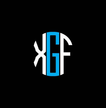 XFF harfli logo soyut yaratıcı tasarım. XFF benzersiz tasarım