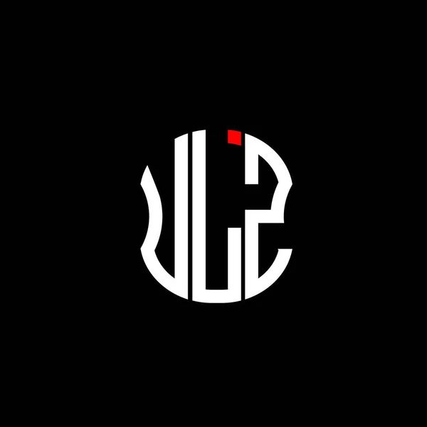 Ulz Letra Logo Diseño Creativo Abstracto Ulz Diseño Único — Vector de stock