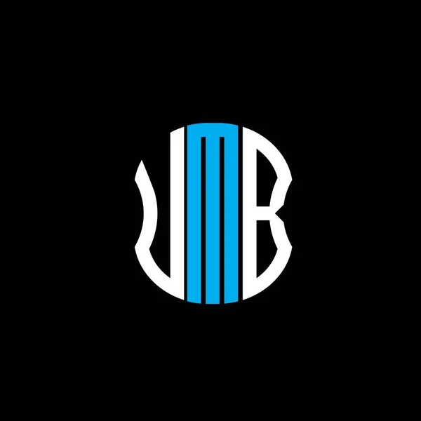 Umb Логотип Абстрактного Креативного Дизайну Унікальний Дизайн Umb — стоковий вектор