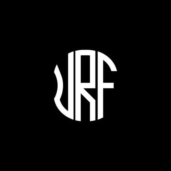 Urf Písmeno Logo Abstraktní Tvůrčí Design Jedinečný Design Urf — Stockový vektor