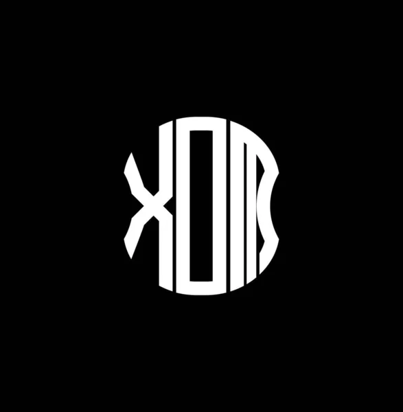Diseño Creativo Abstracto Del Logotipo Letra Xdm Xdm Diseño Único — Vector de stock