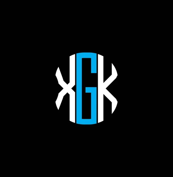 Логотип Xfk Креативный Дизайн Xfk Уникальный Дизайн — стоковый вектор