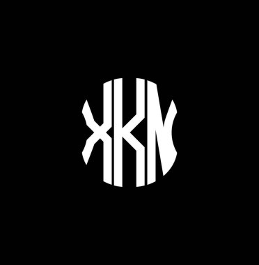 XKN harfi logosu soyut yaratıcı tasarım. XKN benzersiz tasarım