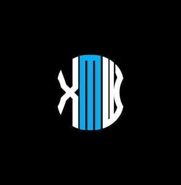 XMW harf logosu soyut yaratıcı tasarım. XMW benzersiz tasarım