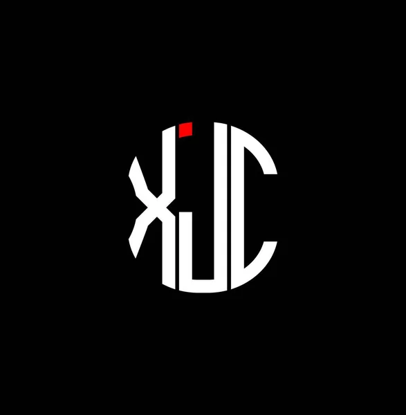 Logo Huruf Xjc Desain Kreatif Abstrak Desain Unik Xjc - Stok Vektor