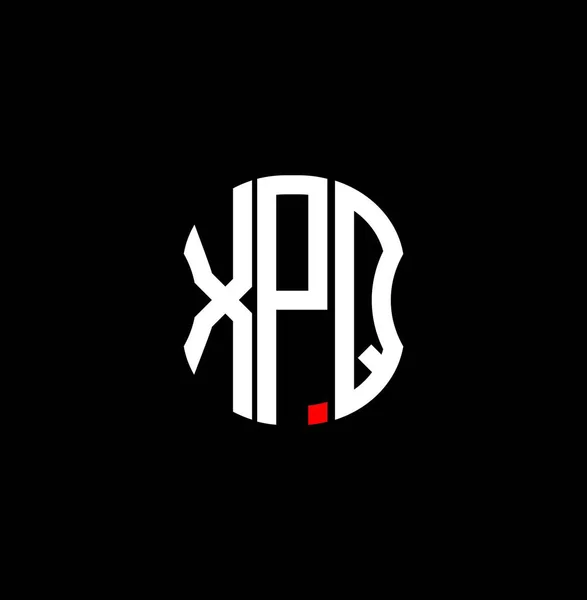 Logo Lettre Xpq Design Créatif Abstrait Design Unique Xpq — Image vectorielle