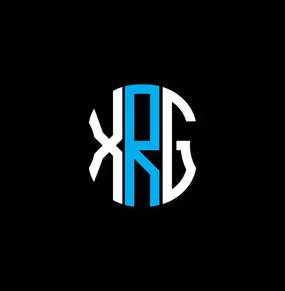 Xrg Letter Logo Abstract Creative Design Xrg Unique Design — Stock Vector