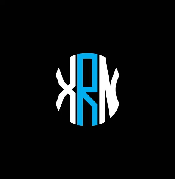 Xrn Letter Logo Abstract Creative Design Xrn Unique Design — Stock Vector