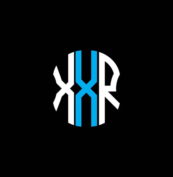 Xxr Letter Logo Abstract Creative Design Xxr Unique Design — Stock Vector