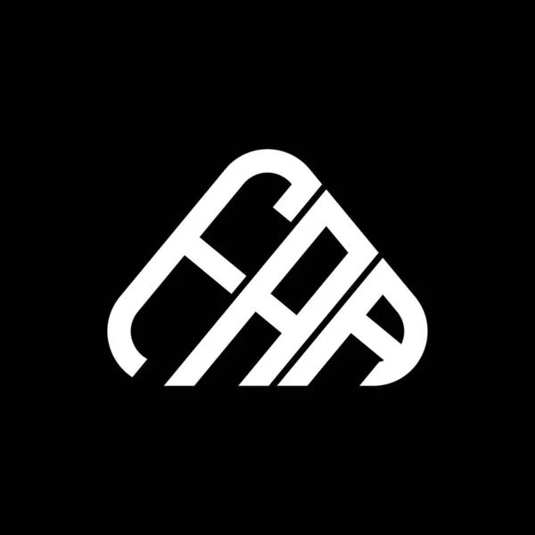 Креативный Дизайн Логотипа Faa Векторной Графикой Простой Современный Логотип Faa — стоковый вектор