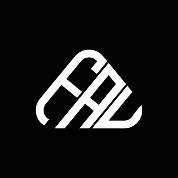 Fau Літерний Логотип Творчого Дизайну Векторною Графікою Fau Простий Сучасний — стоковий вектор