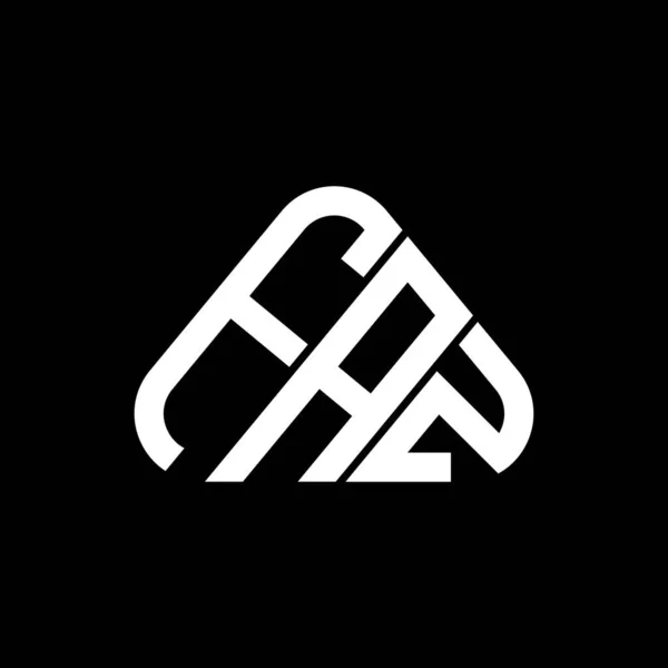 Faz Lettre Logo Design Créatif Avec Graphique Vectoriel Faz Logo — Image vectorielle