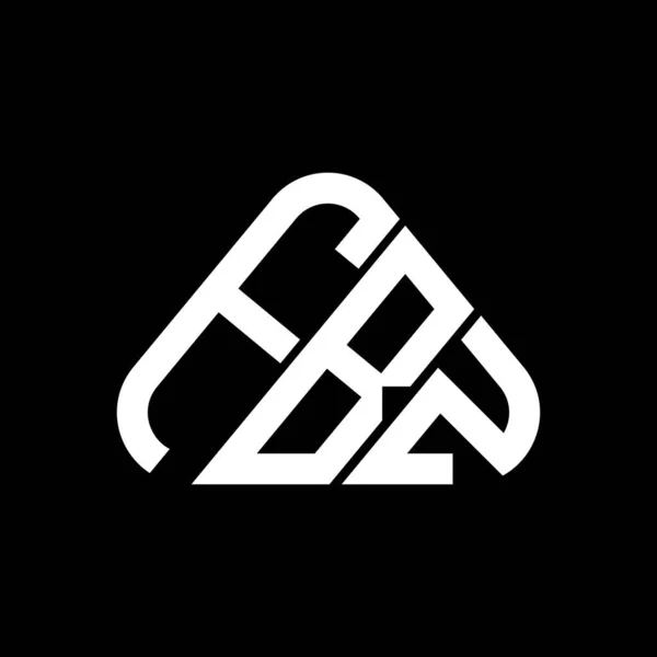 Fbz Lettre Logo Design Créatif Avec Graphique Vectoriel Fbz Logo — Image vectorielle