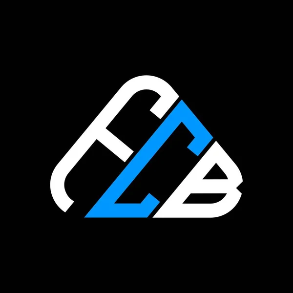 Diseño Creativo Del Logotipo Letra Fcb Con Gráfico Vectorial Logotipo — Vector de stock