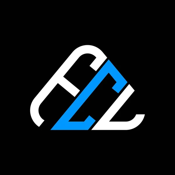 Fcl 로고만들기 디자인 그래픽 Fcl 간단하고 로고둥근 삼각형 — 스톡 벡터