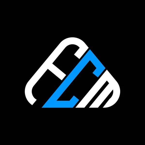Fcm Λογότυπο Δημιουργική Σχεδίαση Vector Graphic Fcm Απλό Και Μοντέρνο — Διανυσματικό Αρχείο