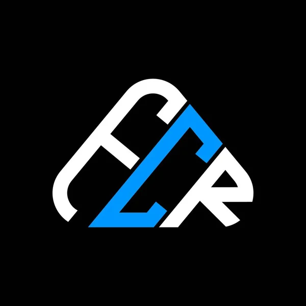 Fcr Harf Logosu Yaratıcı Tasarım Vektör Grafik Fcr Basit Modern — Stok Vektör