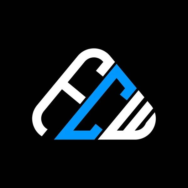 Fcw Letter Logo Creative Design Vector Graphic Fcw Simple Modern — Stock Vector