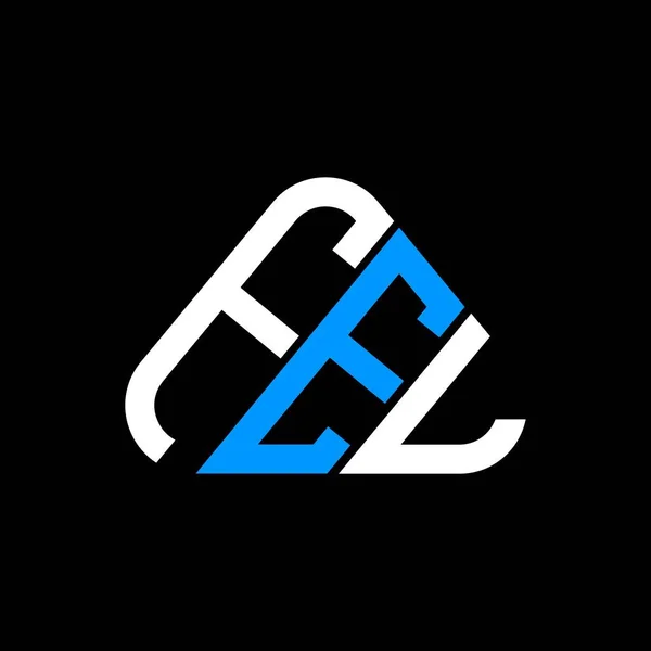 Λογότυπο Λογότυπο Fel Δημιουργικός Σχεδιασμός Διανυσματικό Γραφικό Απλό Και Μοντέρνο — Διανυσματικό Αρχείο