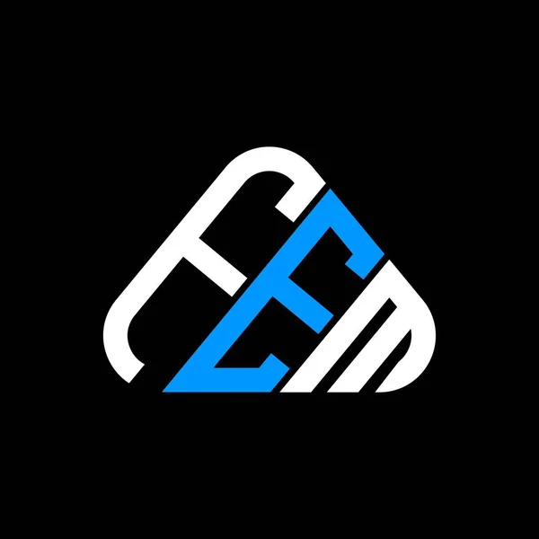 Fem Letter Logo Creative Design Vector Graphic Fem Simple Modern — Stock Vector