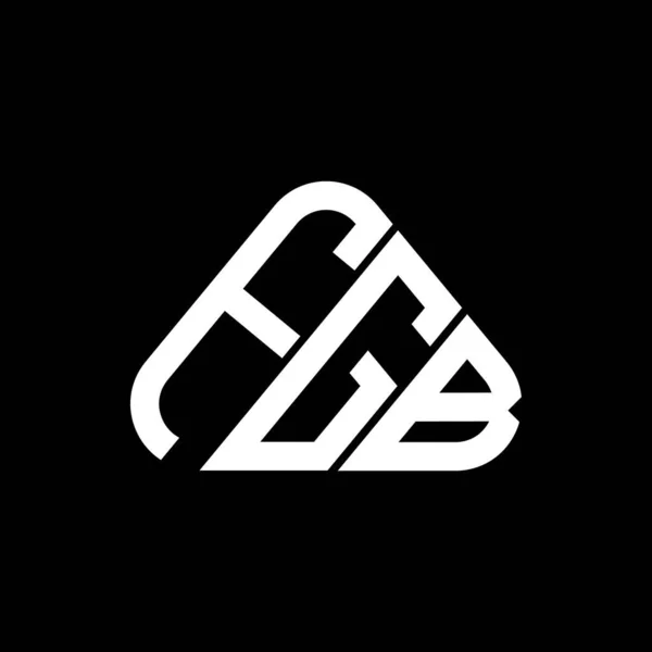 Fgb Buchstabe Logo Kreatives Design Mit Vektorgrafik Fgb Einfaches Und — Stockvektor