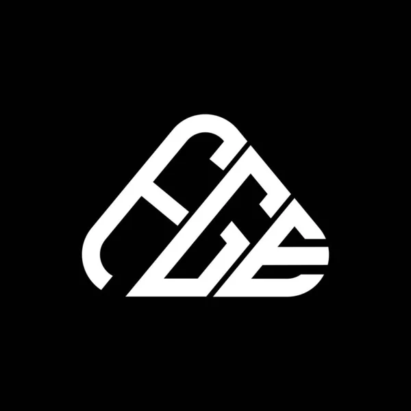 Fge Буква Логотип Творческий Дизайн Векторной Графикой Fge Простой Современный — стоковый вектор