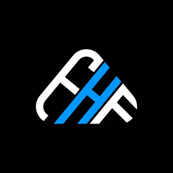 Fhf Harf Logosu Yaratıcı Tasarım Vektör Grafik Fhf Basit Modern — Stok Vektör