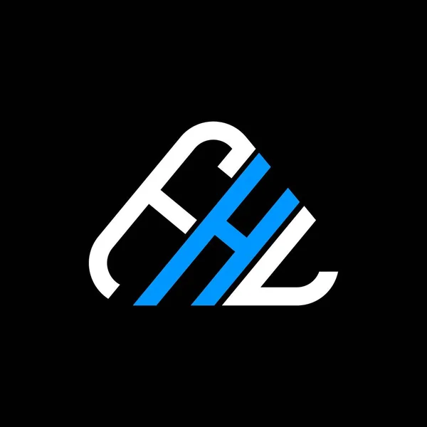 Fhl Harf Logosu Tasarımı Vektör Grafik Fhl Basit Modern Logo — Stok Vektör