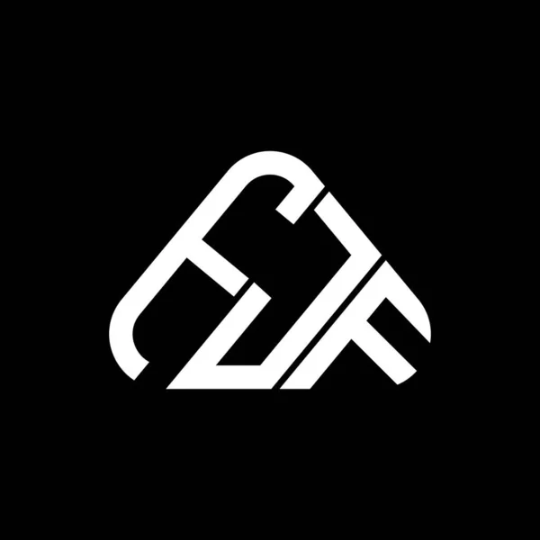 Fjf Letter Logo Creative Design Vector Graphic Fjf Simple Modern — Stock Vector